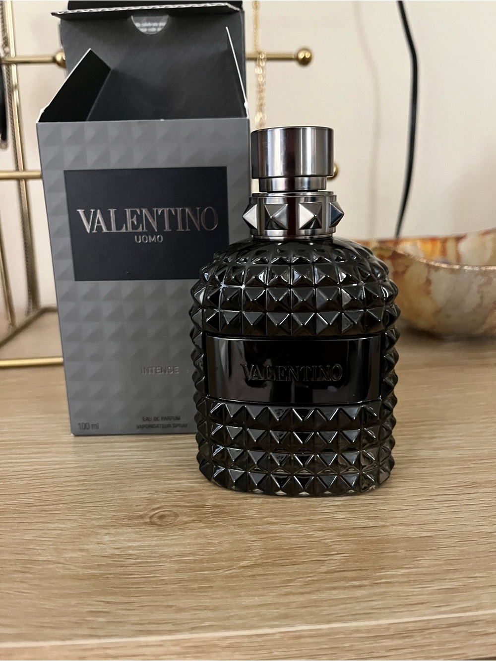 Valentino Uomo Intense Gray and Black Box